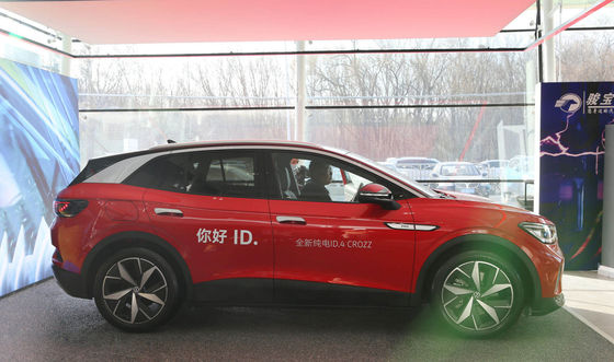 ID.4 CROZZ VW EV গাড়ি 400-550KM বিশুদ্ধ বৈদ্যুতিক গাড়ি 5 দরজা 5 আসন