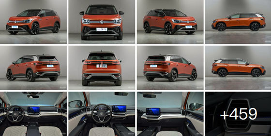 VW ID.6 CROZZ চায়না কার ম্যানুফ্যাকচারার 439-586KM পিওর ইলেকট্রিক কার মিড-লার্জ সাইজ 5 দরজা 7 সিট